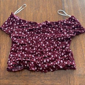 Off the shoulder tube top